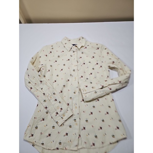 United By Blue All Over Ice-Fishing Print Shirt Women's XS - Picture 4 of 13